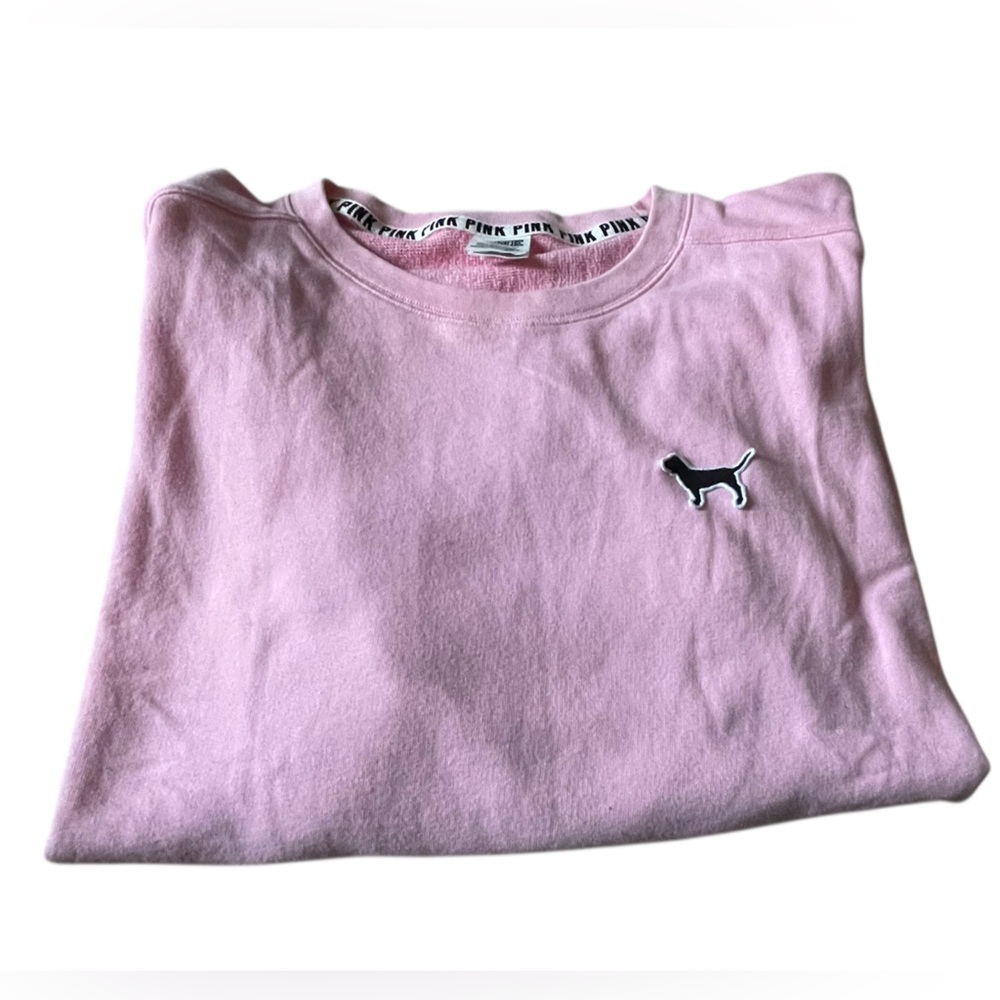 Victoria's Secret Pink Branded Pink Crewneck